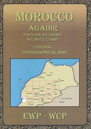 AGADIR TOPO Morocco 1/160.000 