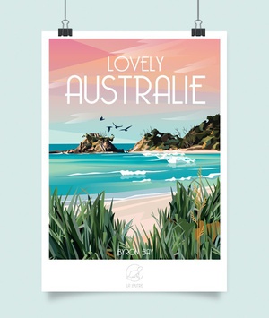 Australië poster 42 cm x 60 cm  