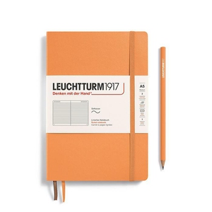 Leuchtturm A5 Medium Softcover Apricot Ruled Notebook