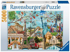 Ravensburger Puzzle 17118 Big City Collage 5000 Teile
