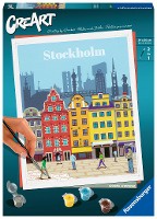 Ravensburger CreArt - Malen nach Zahlen 23520 - Colorful Stockholm - ab 12 Jahren