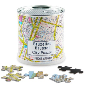 Brussel city puzzel magnetisch
