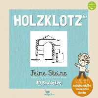 Holzklotz - Feine Steine - 30 Bauklötze
