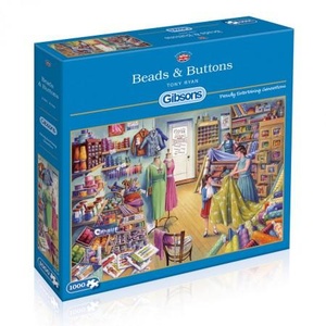 Gibsons  beads and buttons puzzel 1000st