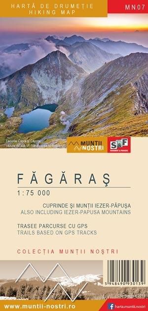 FAGARAS HIKING MAP 1/35-1/75 MN07 