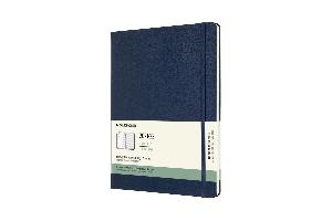 Moleskine Weekly Notebook Diary/Planner XL Sapphire Blue Hardcover 18 maanden 2021-2022