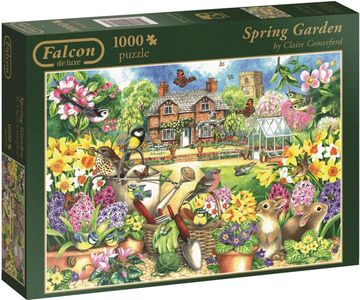 Falcon  spring garden puzzel  1000 st