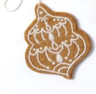 Sjaal met Verhaal Hanger Gingerbread Cookie Kerstbal