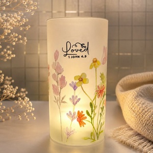 Glass Tube Led Light Loved 1 John 4:9 - 