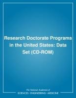 Research Doctorate Programs in the United States