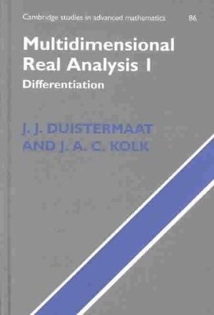 Multidimensional Real Analysis I