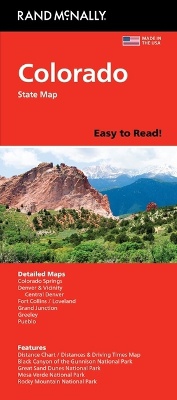 Rand McNally Easy to Read: Colorado State Map