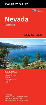 Rand McNally Easy to Read: Nevada State Map