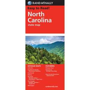 NORTH CAROLINA STATE MAP 