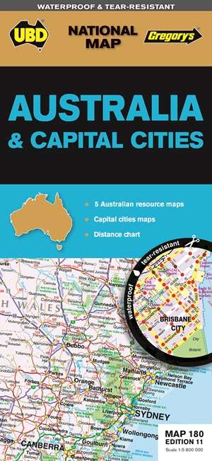 Australia & Capital Cities 180 