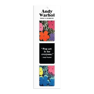 Andy Warhol Flowers Magnetic Bookma