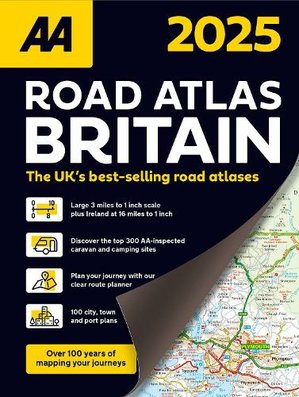 Britain Road Atlas 2025 SP  