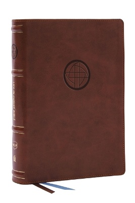 Life in Christ Bible: Discovering, Believing, and Rejoicing in Who God Says You Are  (NKJV, Brown Leathersoft, Red Letter, Comfort Print)