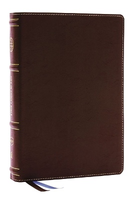 Life in Christ Bible: Discovering, Believing, and Rejoicing in Who God Says You Are  (NKJV, Brown Bonded Leather, Thumb Indexed, Red Letter, Comfort Print)