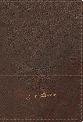 Reina Valera Revisada Biblia Reflexiones de C. S. Lewis, Leathersoft, Caf�, Interior a DOS Colores