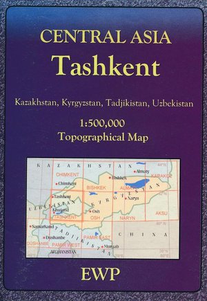 TASHKENT TOPOMAP CENTRAL ASIA EWP 