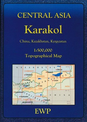 KARAKOL TOPOMAP CENTRAL ASIA EWP 