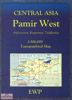 PAMIR WEST TOPOMAP CENTRAL ASIA EWP 