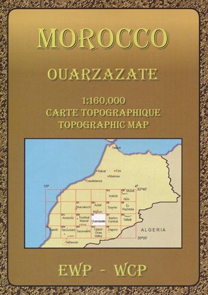 OUARZAZATE TOPO Morocco 1/160.000 