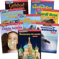 Addition & Subtraction Grades 2-3 Spanish: 8-Book Set