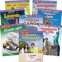Measurement and Data Grades 2-3 Spanish: 8-Book Set