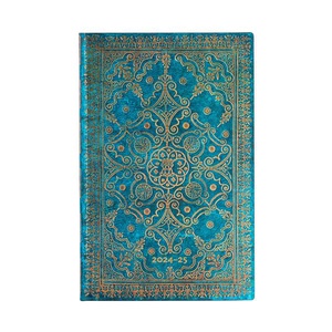 Azure Maxi Softcover Vertical 18M Agenda 2024-2025 Paperblanks