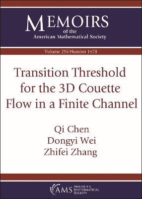 Transition Threshold for the 3D Couette Flow in a Finite Channel