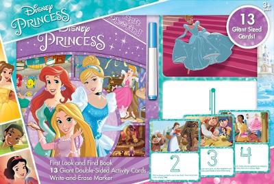 Disney Princess First Look and Find Giant Write-and-Erase Activity Card Set