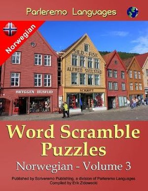 Parleremo Languages Word Scramble Puzzles Norwegian - Volume 3