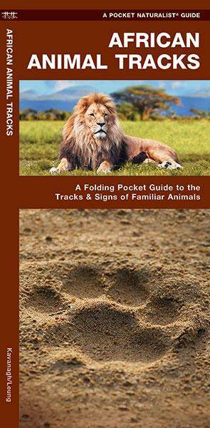 Pocket Folding Guide Africa Animal Tracks 