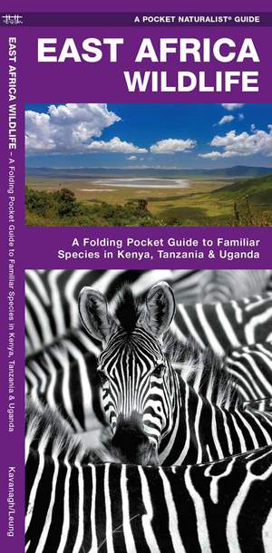 Folding Pocket Guide East Africa Wildlife 