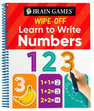 Brain Games Wipe-Off - Learn to Write: Numbers (Kids Ages 3 to 6)
