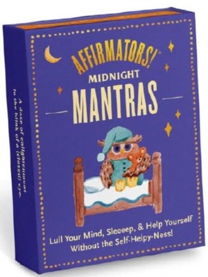 Knock Knock Affirmators!® Mantras Midnight Affirmation Cards Deck