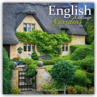 English Gardens Calendar 2025 Square Scenic Wall Calendar - 16 Month