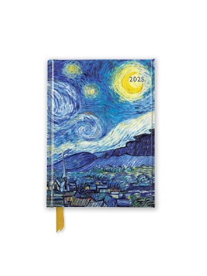 Vincent van Gogh: The Starry Night 2025 Luxury Pocket Diary Planner - Week to View