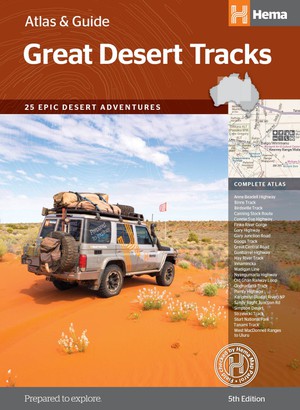 Australië Great Desert Tracks atlas & guide A4  