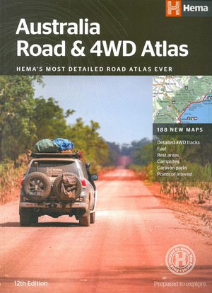 Australië Road & 4WD atlas B4  