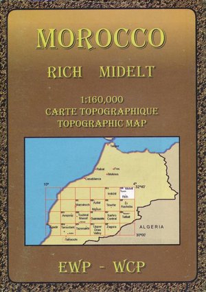 RICH MIDELT TOPO Morocco 1/160.000 