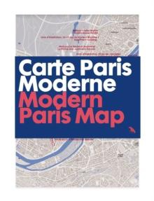 MODERN PARIS MAP : CARTE PARIS MODERNE 