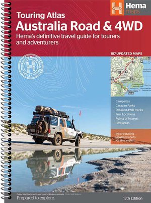 Australië Road & 4WD touring atlas A4  