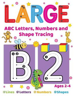 Large ABC Letters, Numbers And Shape Tracing