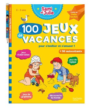 Mon Cahier De Vacances Sami Et Julie : 100 Jeux De Vacances ; J'entre En Ps 
