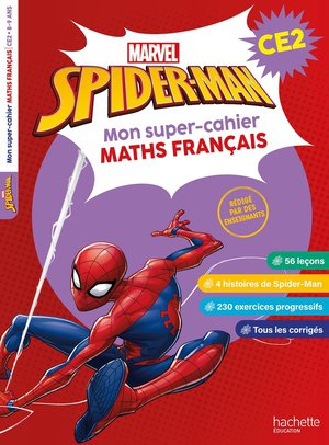 Spiderman ; Ce2 ; Mon Super-cahier De Maths Et Francais 