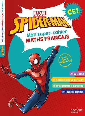 Spiderman ; Ce1 ; Mon Super-cahier De Maths Et Francais 