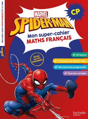 Spiderman ; Cp ; Mon Super-cahier De Maths Et Francais 